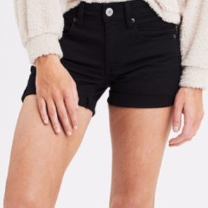 American Eagle Black midi next level stretch sz 0